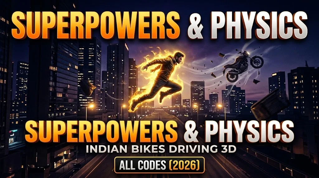 All Superpowers & Physics Cheat Codes in Indian Bikes Driving 3D: God Mode, Super Jump & Moon Gravity