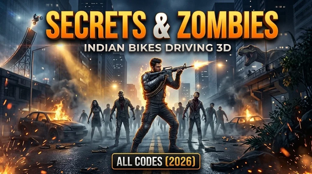 All Secret Locations & Zombie Mode Guide in Indian Bikes Driving 3D (2026)