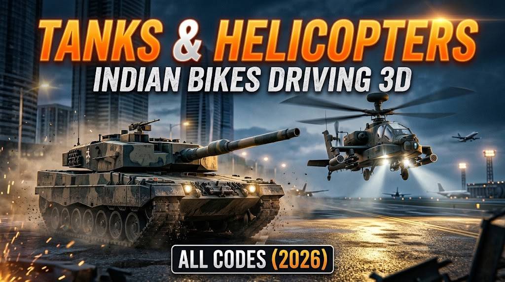 How to Spawn Tanks, Helicopters, and Planes in Indian Bikes Driving 3D
